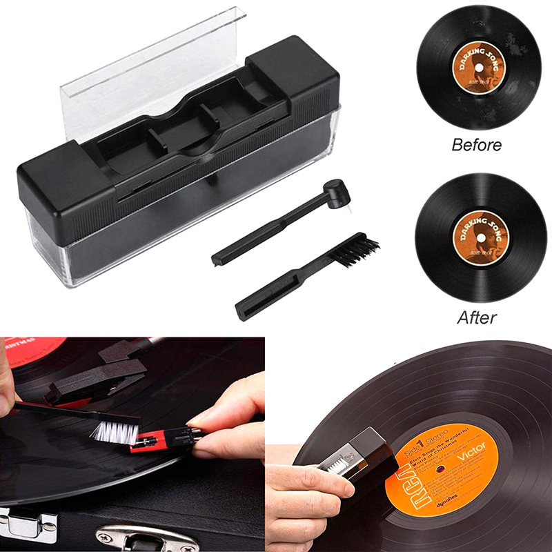 [SU]3 Pcs Record Cleaning Brus - Vinyl Record Cleaner review and price