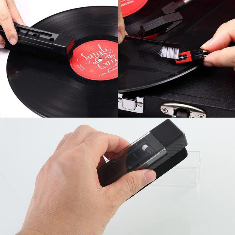[SU]3 Pcs Record Cleaning Brus - Vinyl Record Cleaner review and price