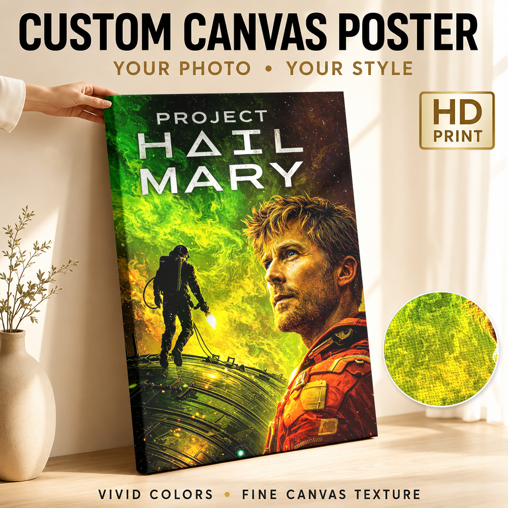 Project Hail Mary Movie Canvas - Vintage Collectible Posters review and price